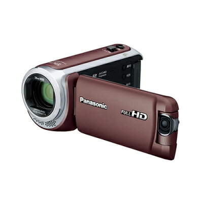 Panasonic デジタルハイビジョンビデオカメラ ブラウン HC-W590MS-T